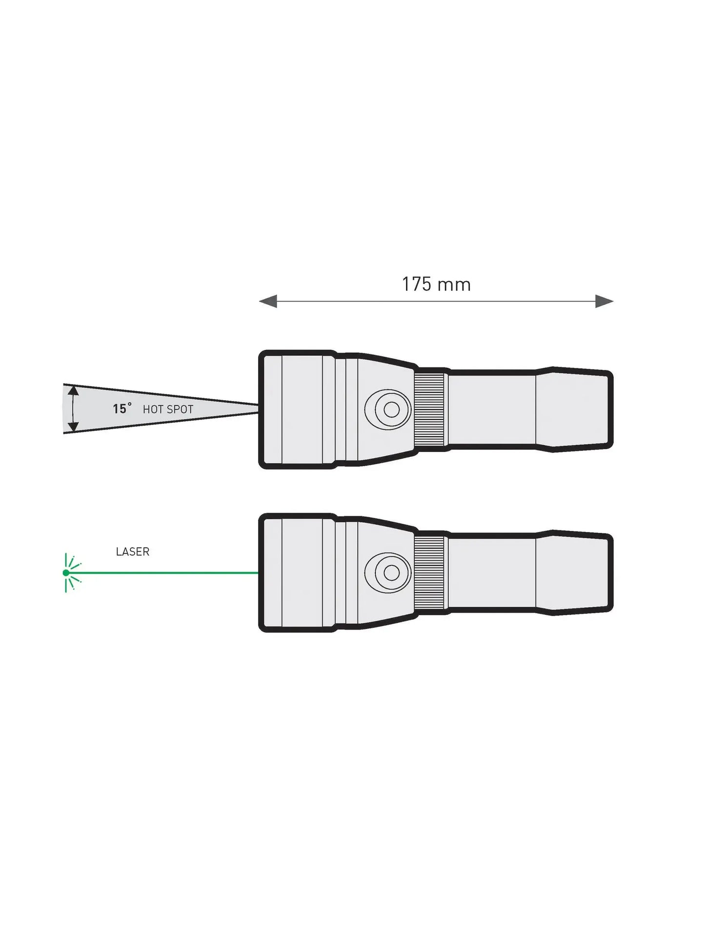 MARES EOS 25LR LASER LAMPE Mares