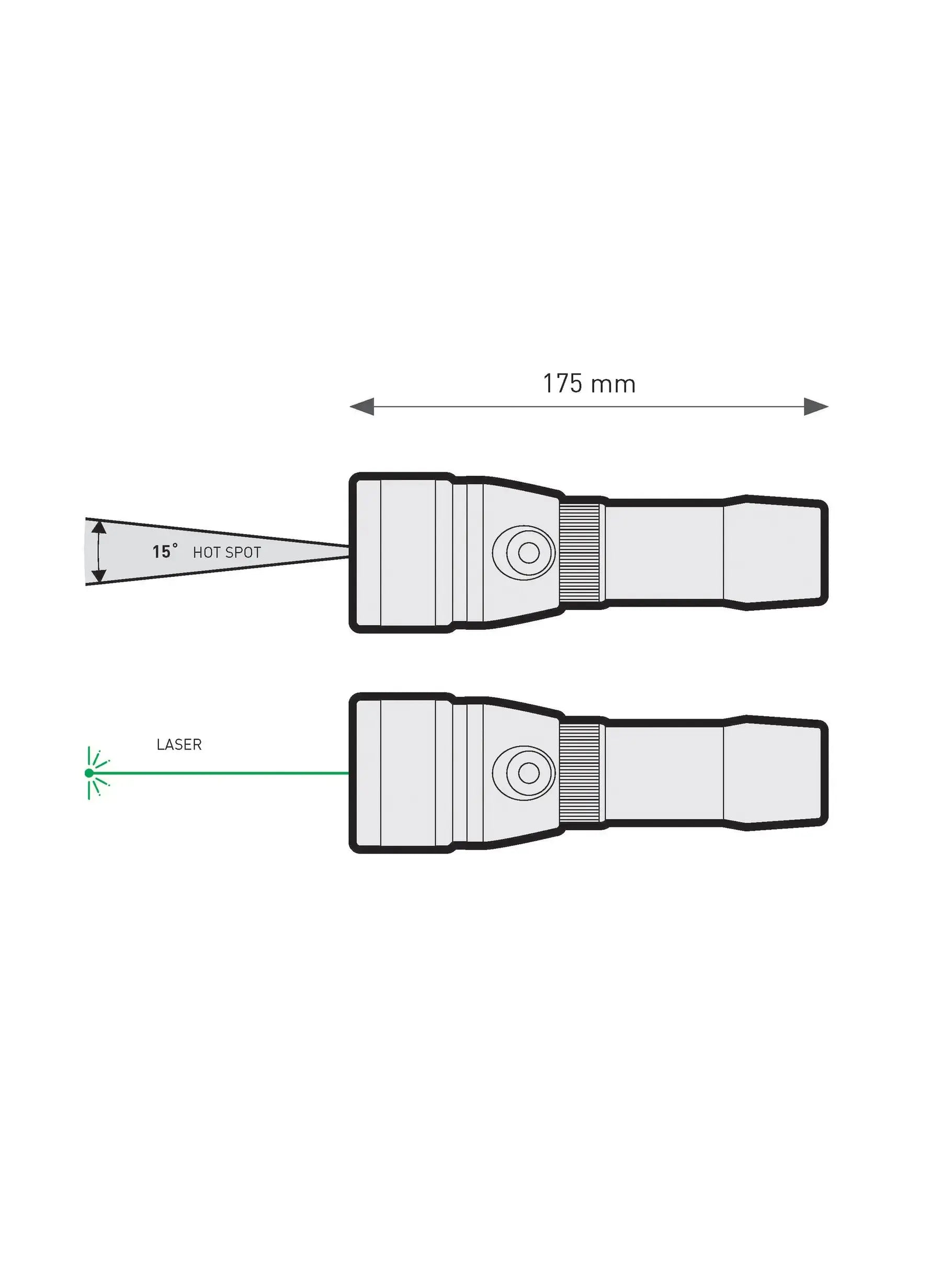 MARES EOS 25LR LASER LAMPE Mares