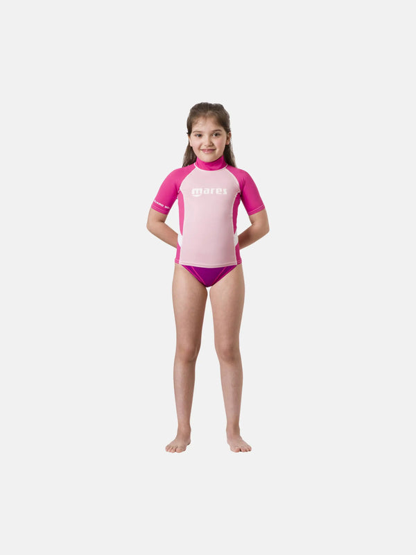 MARES RASH GUARD SHORTSLEEVE JR  GIRL