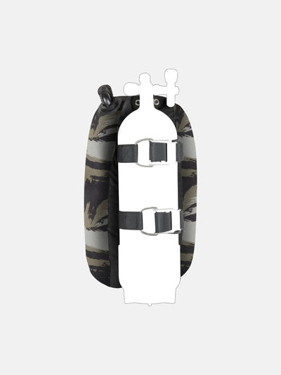 MARES TACTICAL GREEN SINGLE BACKMOUNT SET Mares