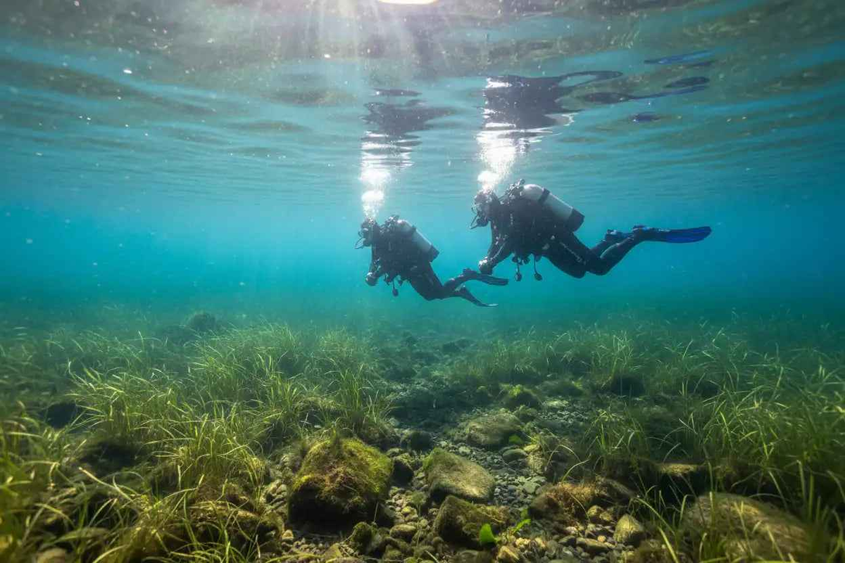 Tauchen am Bodensee nahe Langenargen
